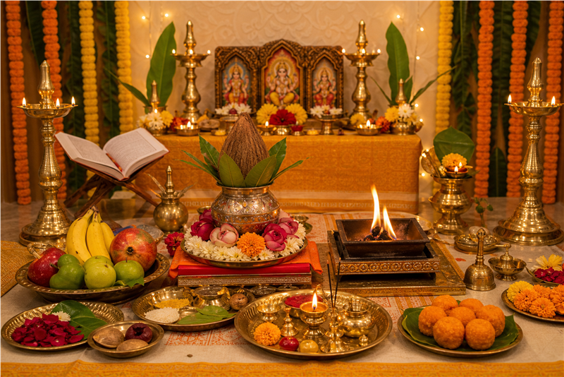 Book an expert pandit for Griha Pravesh puja in Bangalore for a successful and blessed home entry.